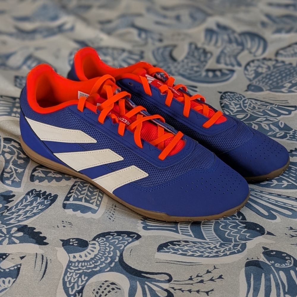 Adidas Predator Club Indoor Sala Size 11 Mens Blue/Orange NWOT